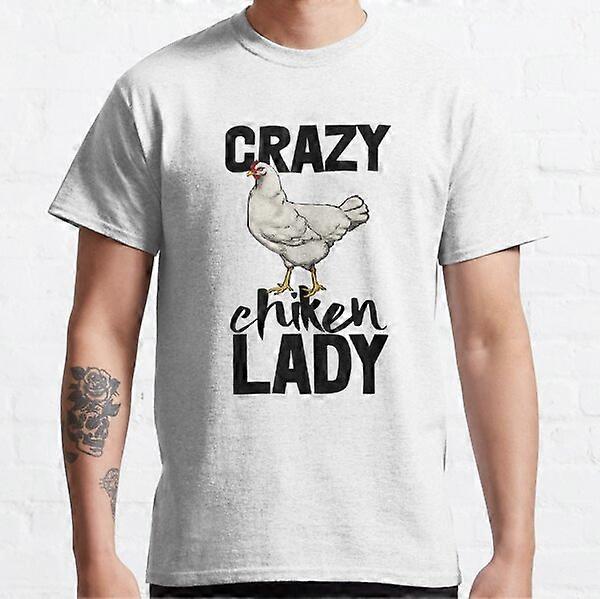 Tričko Crazy Chicken Lady Classic-RK16665