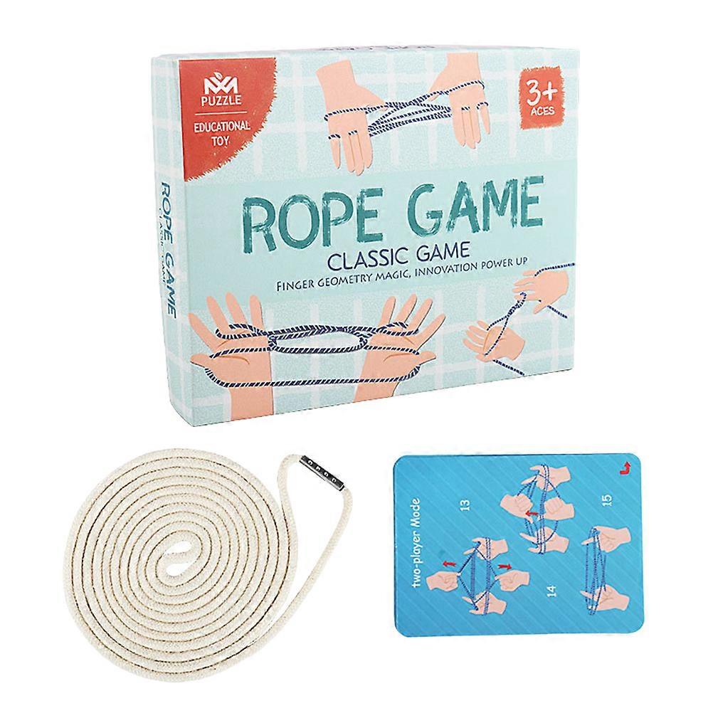 1 Set Cradle Rope Game Hand Game Finger Strings Cooperative Games Rope