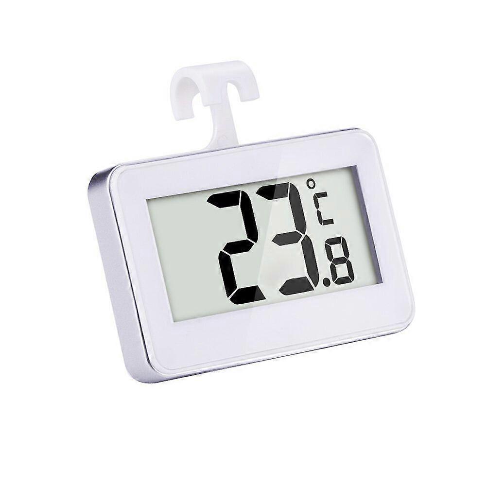 Digital Refrigerator Freezer Room Thermometer (White)