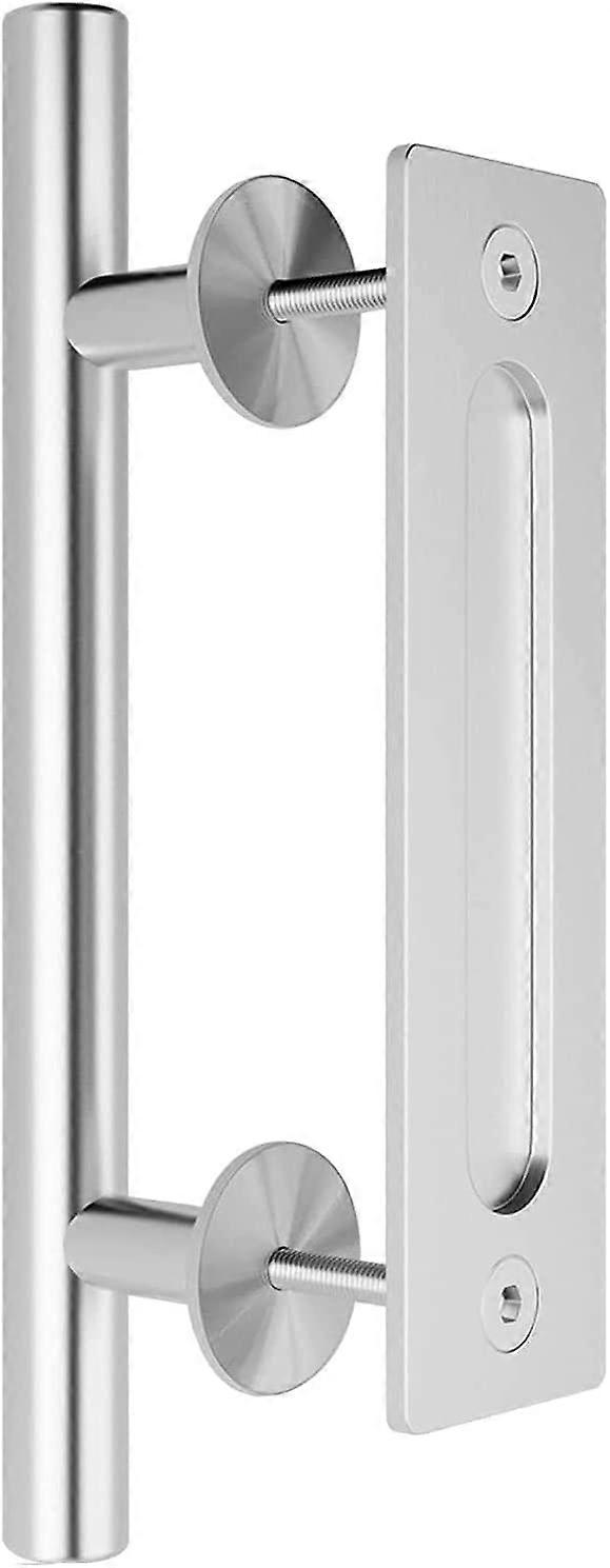 Wooden Sliding Door Handle - Double Side - 30cmsilver30cm