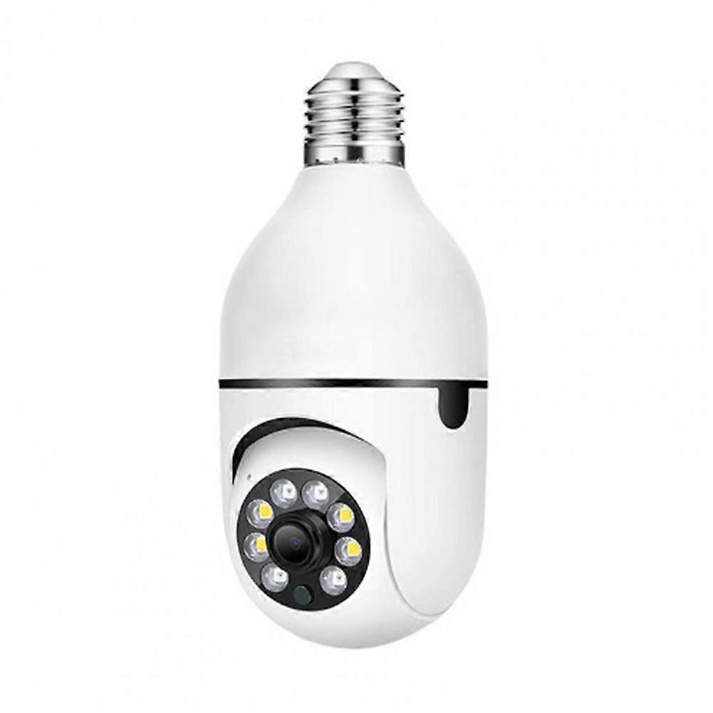 Surveillance Camera Full Color Night Vision Two-way Audio Wireless WiFi Connection E27 Bulb Video Indoor Security Camera Monitor