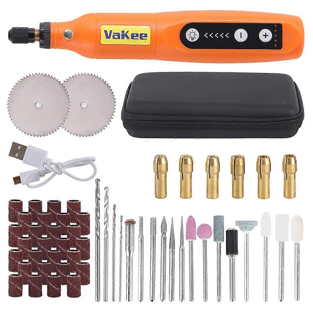 Usb Rechargeable Mini Grinder Micro Rotary Tool Engraver Pen Electric Grinder Set Jade Carving Wireless Grinder with Battery