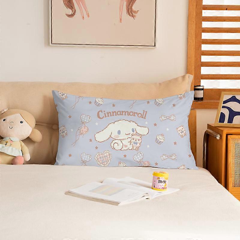 Sanrio Kawaii Cinnamoroll Pillow Cover Cartoon Anime Double-sided