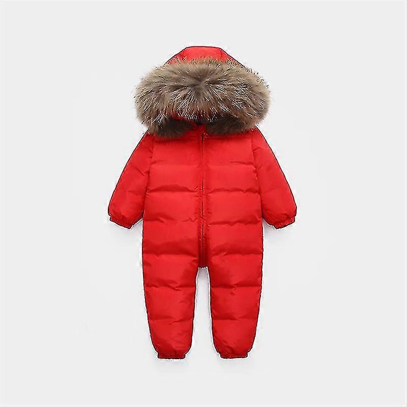 Kids Snowsuit Parka Jumpsuit Wear Down Jacket