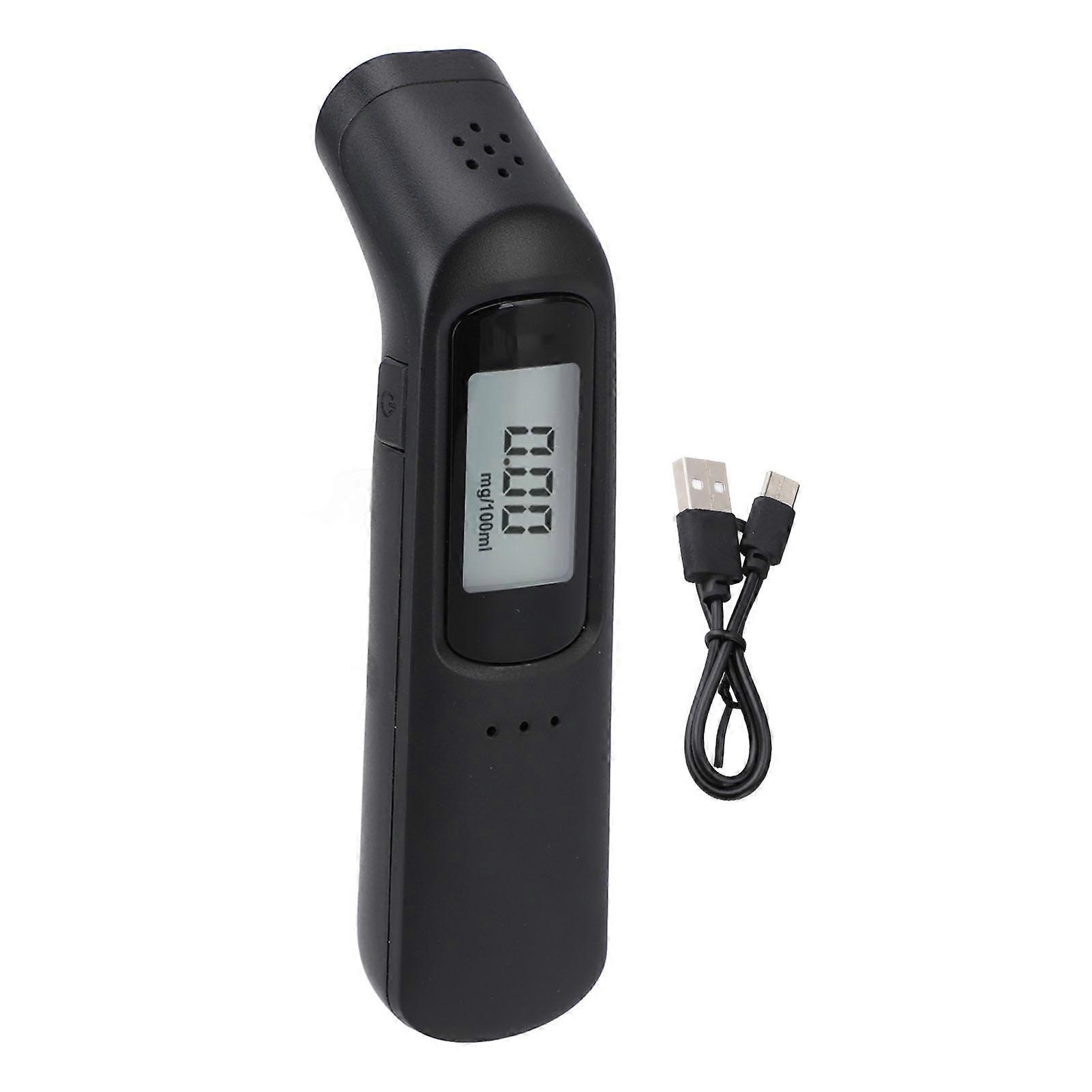 Portable Breath Alcohol Tester, High Accuracy Alcohol Detector for Driving, USB Rechargeable, Voice Broadcast