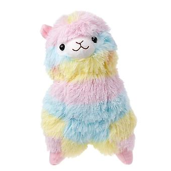 1Pc Rainbow Fun Alpaca Plush Toy, Llama Doll Cotton Stuffed Toys, Children Gift Christmas Gift Birthday Gift Halloween Gift