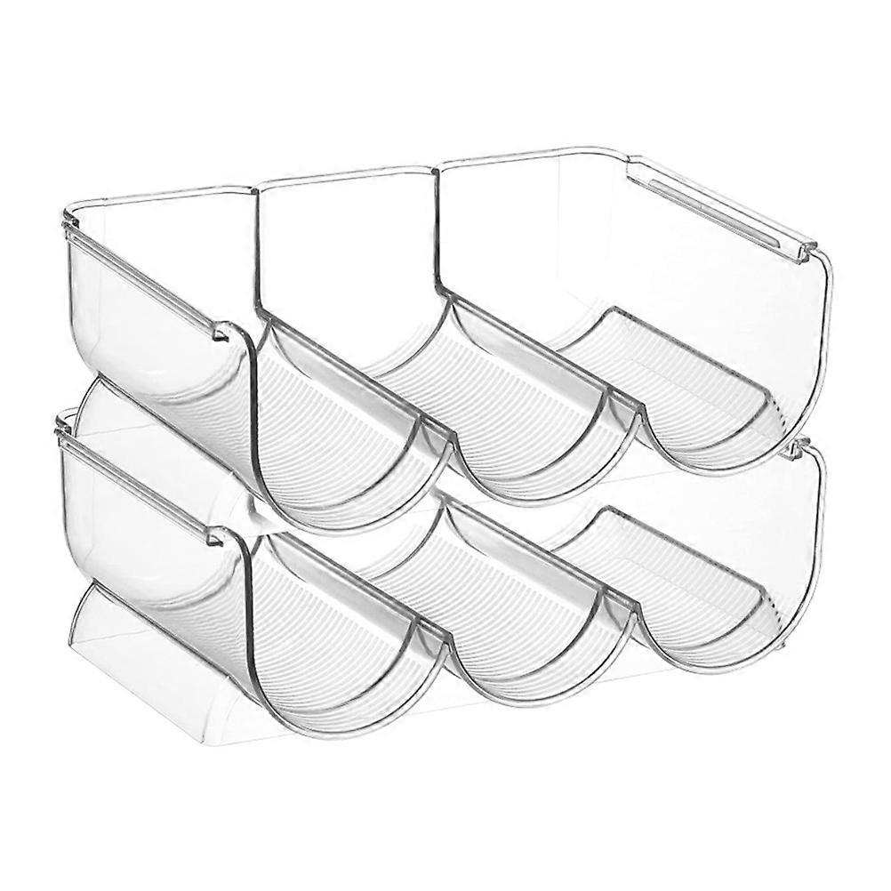 2pcs Home Wine Bottle Display Rack Convenient Beverage Storage Rack for Kitchen