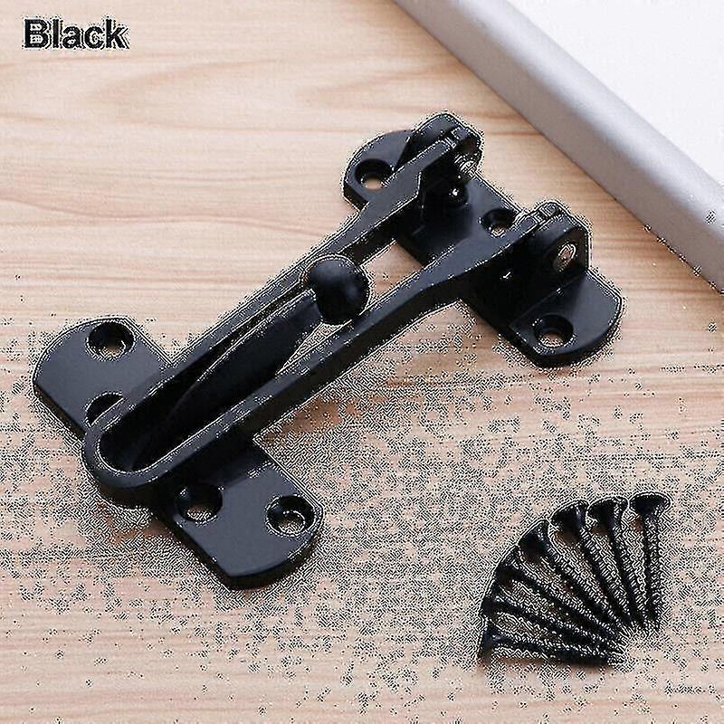 Lock Latch Swing Bar Gate Guard Front And Inside Door Anti-theft Home Security Hk