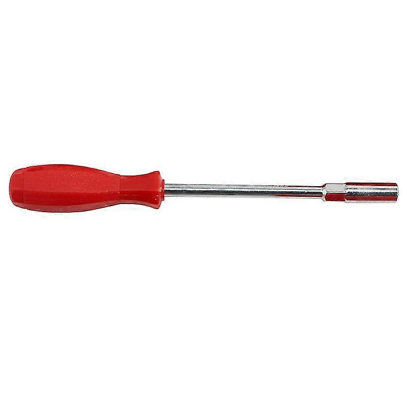 Screwdriver, Lengthened Sleeve Screwdriver, Screw Hand Tool, Hex Bit Socket Nut Driver(1pc, Red)