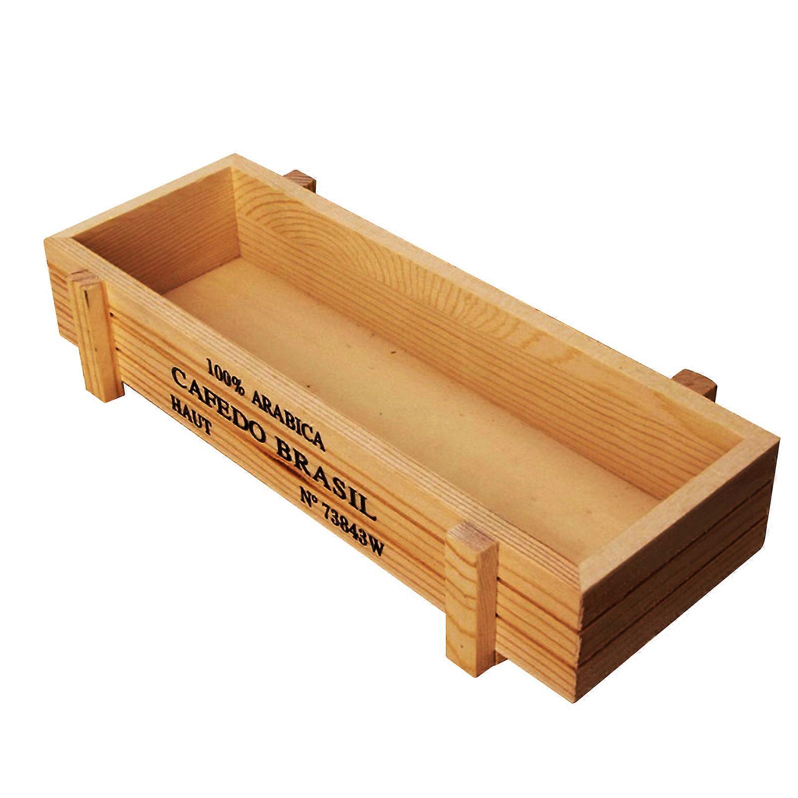 Rectangle Wooden Planter Box Garden Yard Flower Succulent