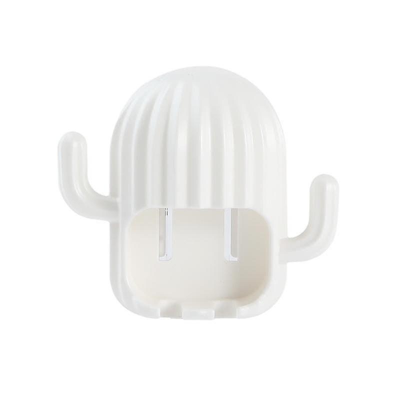 Creative Cactus Shape Abs Toothbrush Holder With Hooks  Wall-mounted Toothbrush