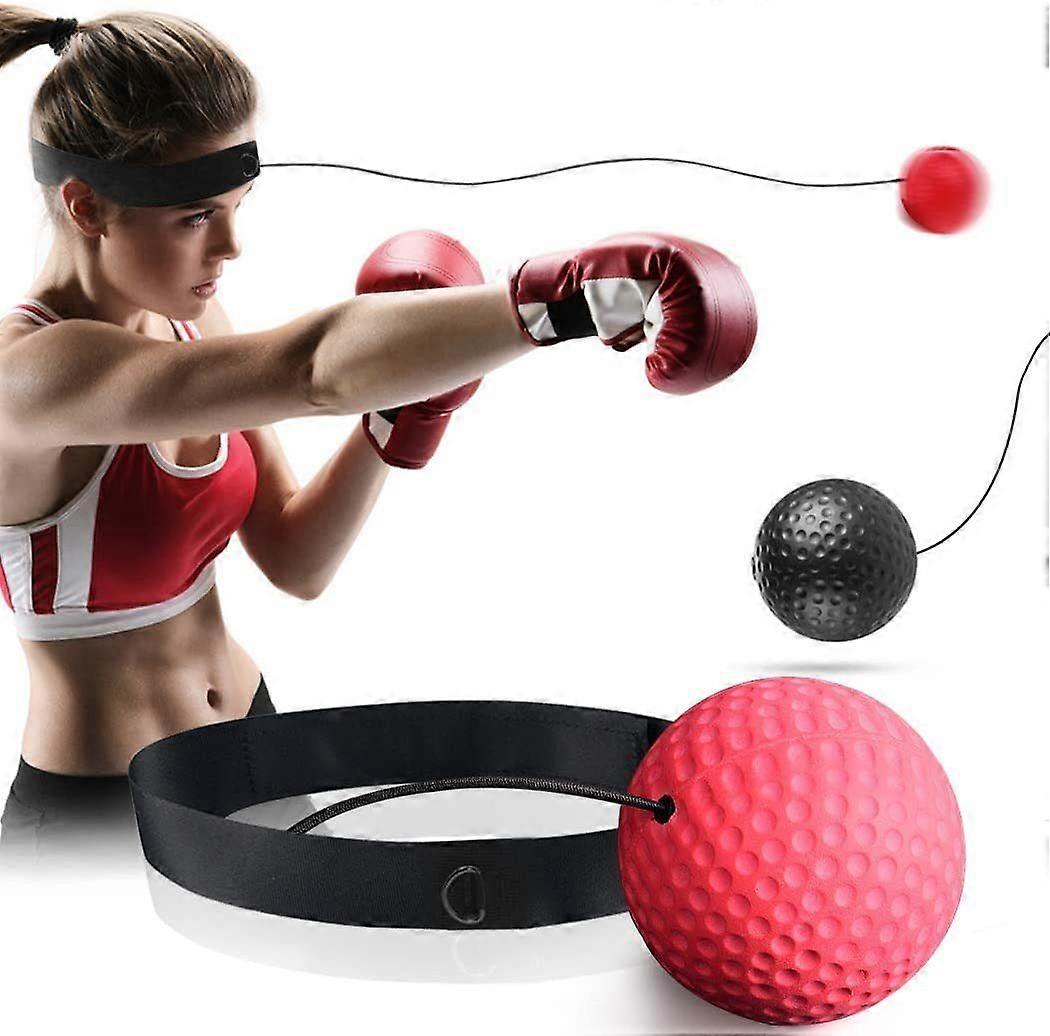 Boxing reflex ball set and reaction ball for boxing training - high-quality boxing ball with headband for boxing