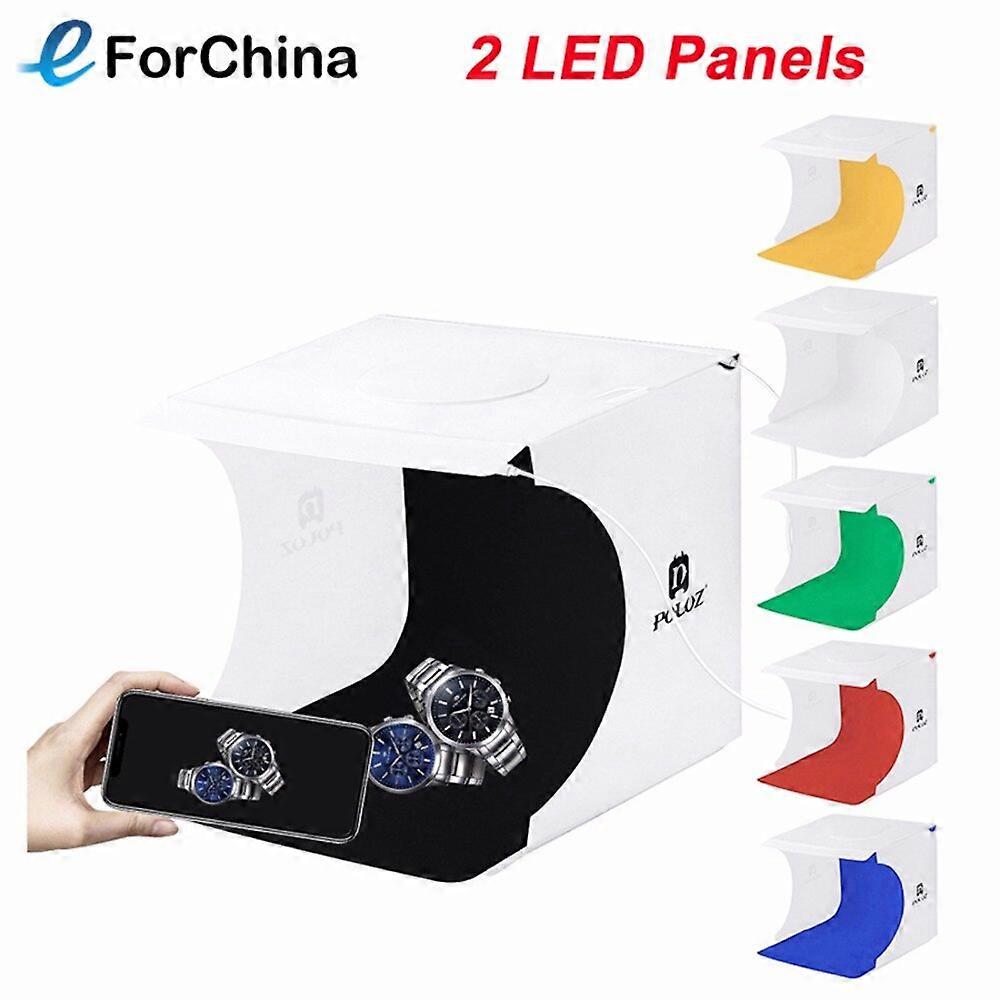 طقم إضاءة بويرتو للصور ، لوحة قابلة للطي من 2 لوحات LED ، 20 سم ، كمبيوتر محمول خفيف