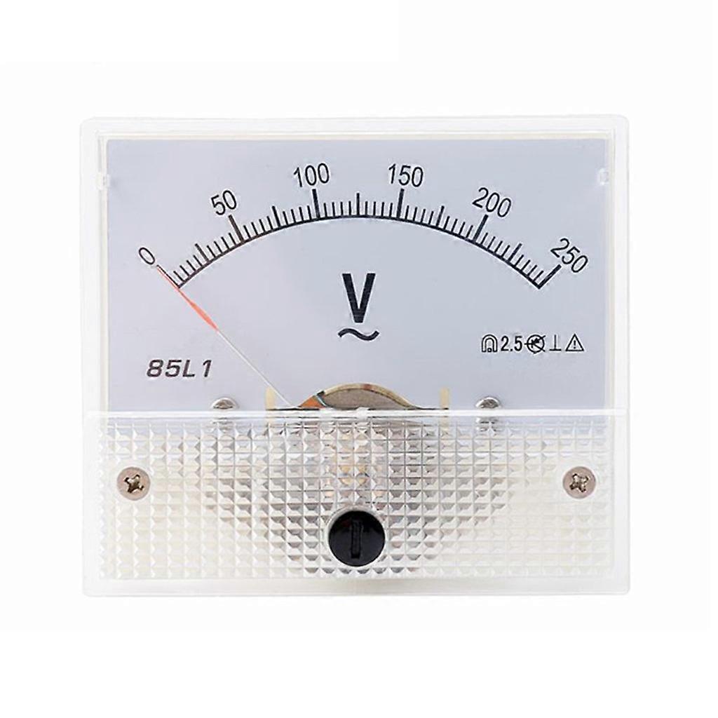 Rectangle Panel Mounted Current Meter Ammeter Tester 2.5 Accuracy 5 Standard