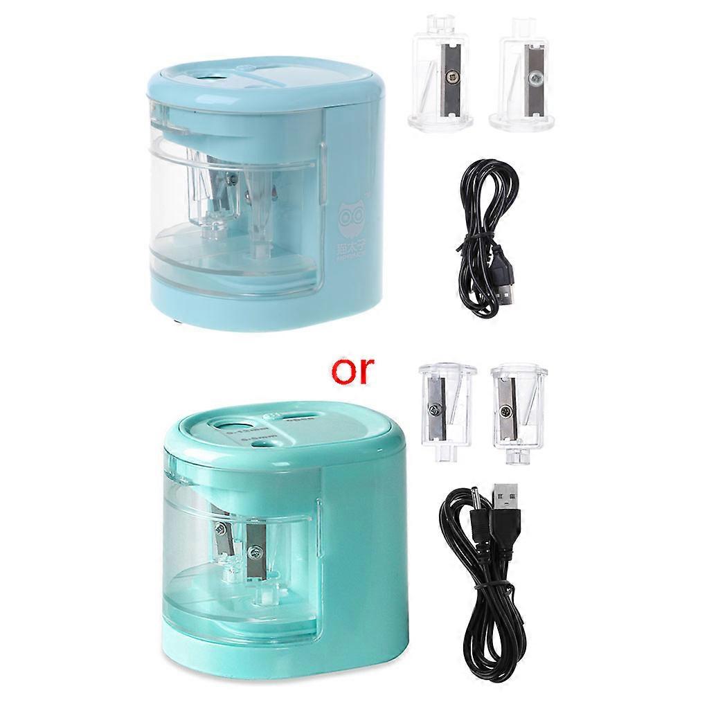 Electric Pencil Sharpener Innovative Automatic for Smart Double Hole School Offi