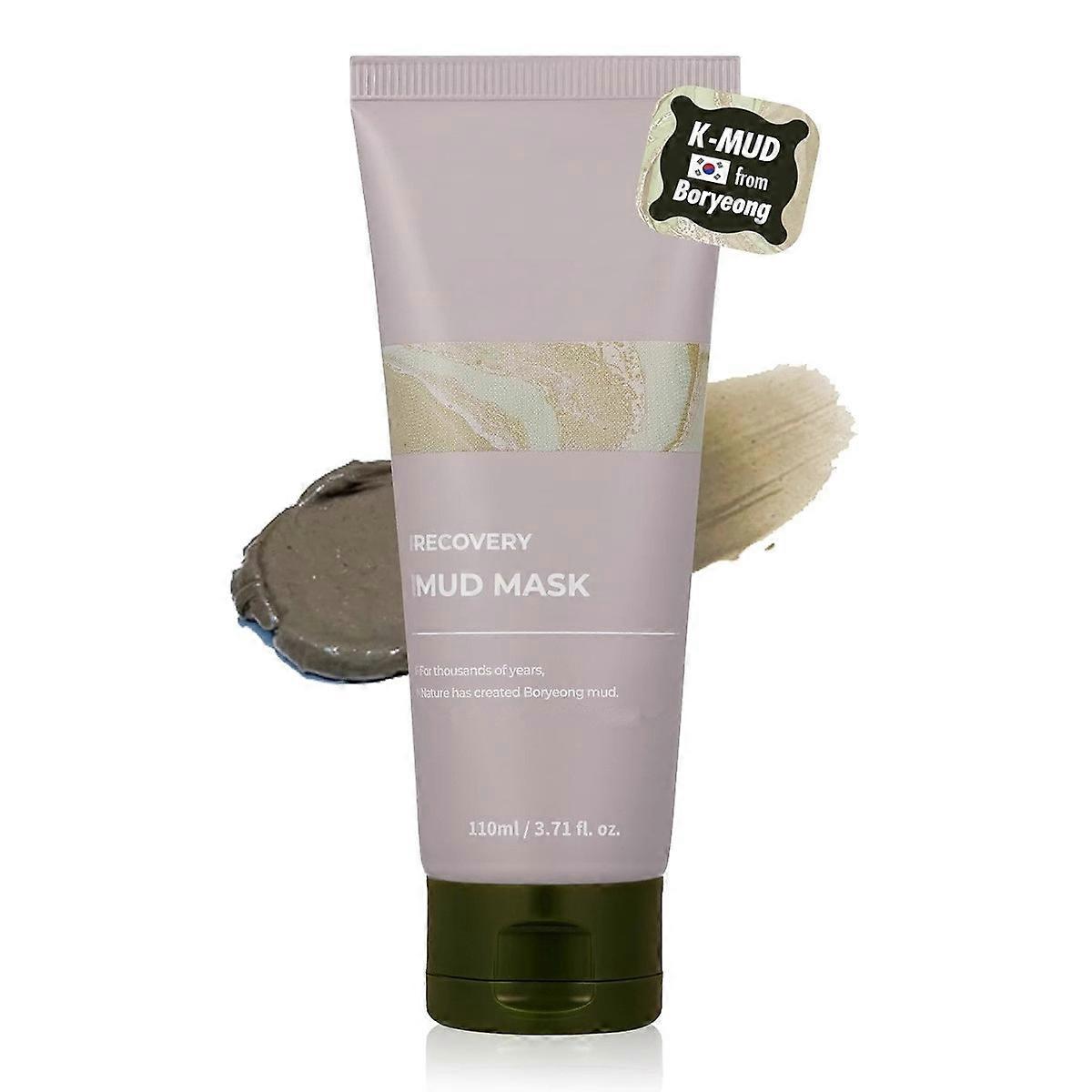 Relief Mud Mask - Deep Cleansing & Hydrating with Boryeong Mud | Recovery Mud Clay Face Mask | Korean Hydrating Moisturizing Pore Cleanser Mask