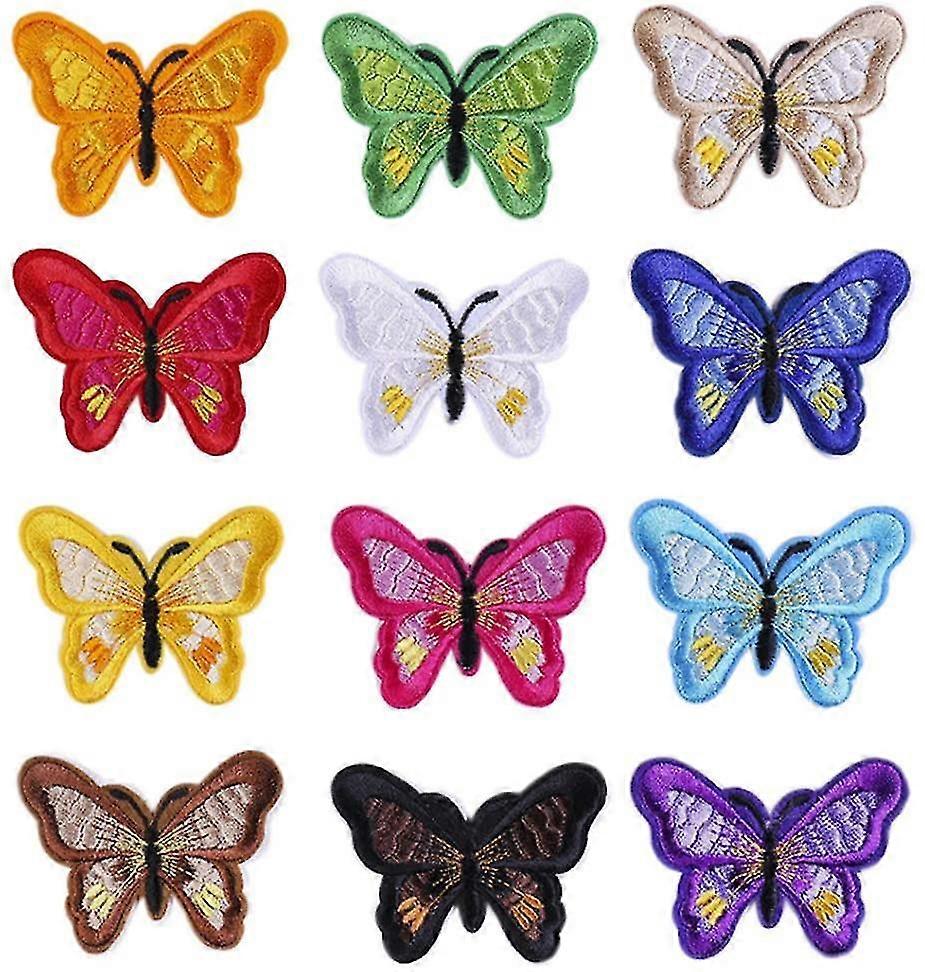 Fer papillon sur patchs Motif brodé Applique