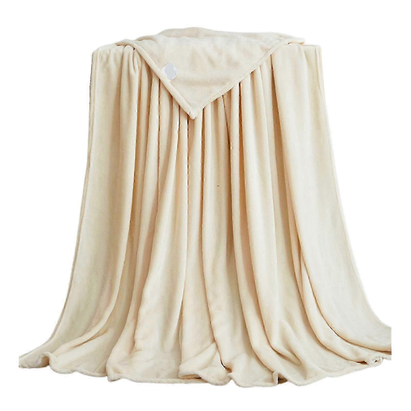 Coral Fleece Tepper Super Soft Shaggy Universal Solid-Color Fleece Tepper For Sofa