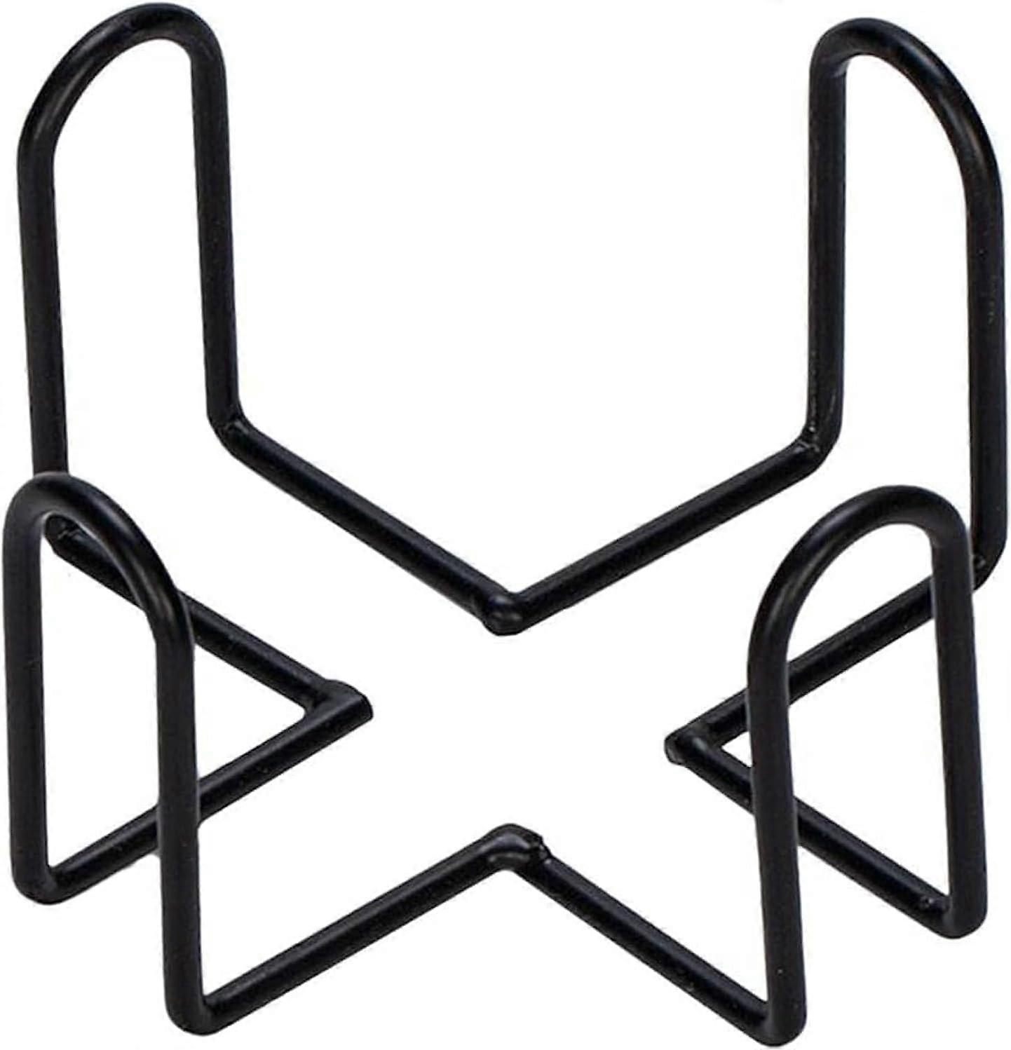 Metal Coaster Holder, Black Iron, Stylish Bar Storage Rack for Coasters, Durable Design, Space-Saving Solution