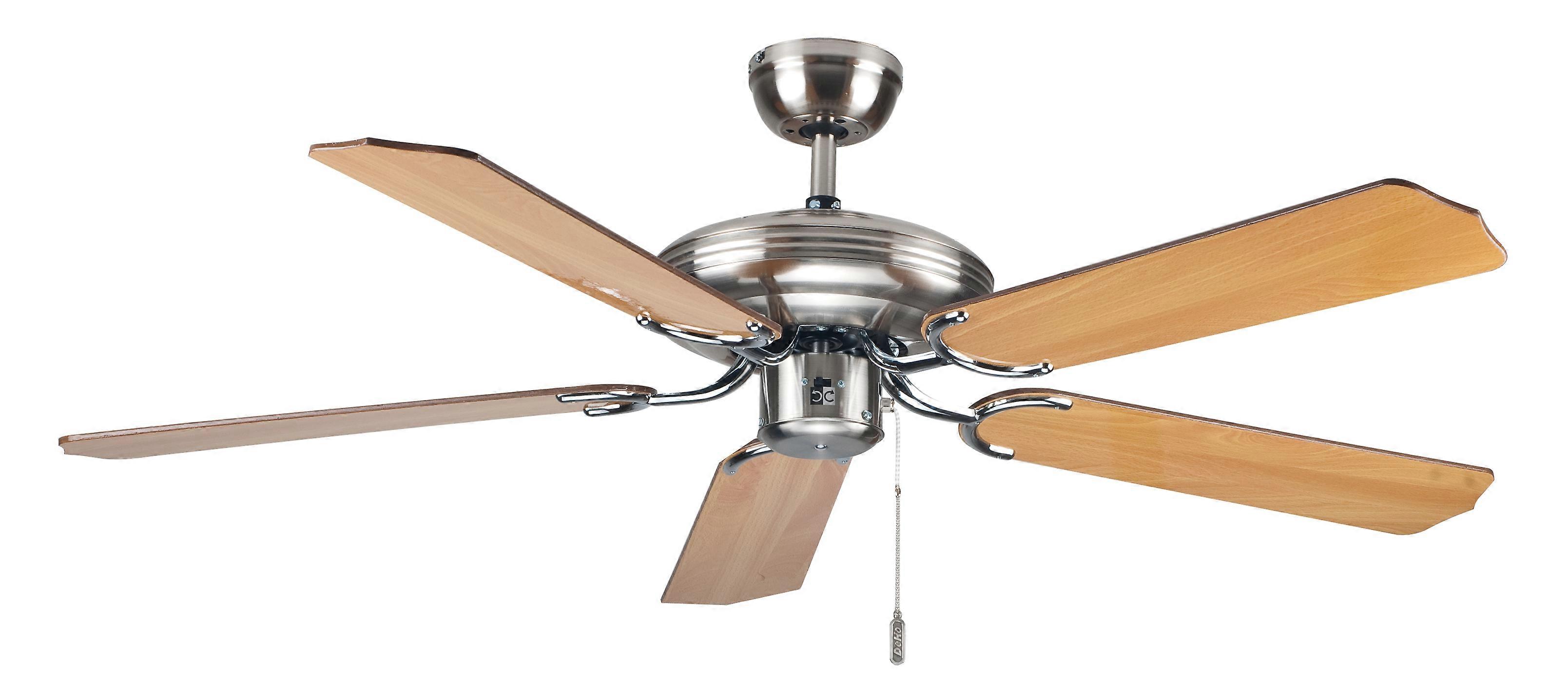 Ceiling fan Steel-Star with pull cord 132cm / 52"