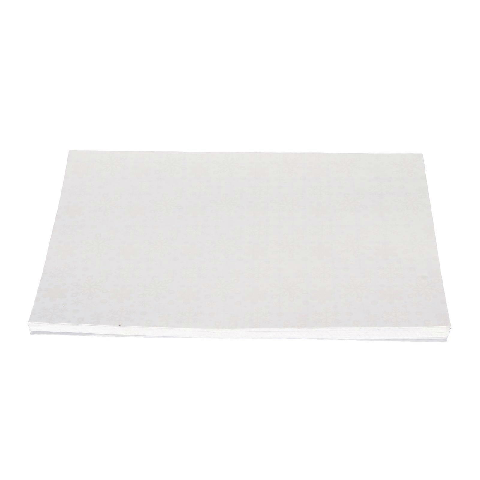 Create Stunning Visuals with 50 Sheets A4 Holographic Cold Laminate Sheets - Self-Adhesive, Waterproof, Cuttable Film for DIY Snowflake Crafts