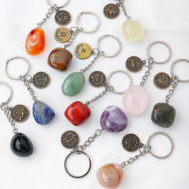 INF Crystal Keychain, elegant Sagittarius design