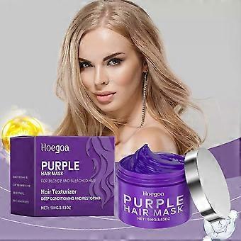 Keratin Purple Mask, Keratin Mask spendet Feuchtigkeit und pflegt Haar, trockenes und geschädigtes Haar, Deep Conditioner und Restore For Treate 1pcs