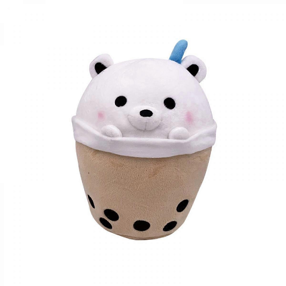 Isbjørn Plushie - Isboblemelk te Asiatisk komfortmat myk plysj leketøy  utstoppet dyr - Kawaii søt japansk anime stil gave | Fruugo NO, image size:1200x1200
