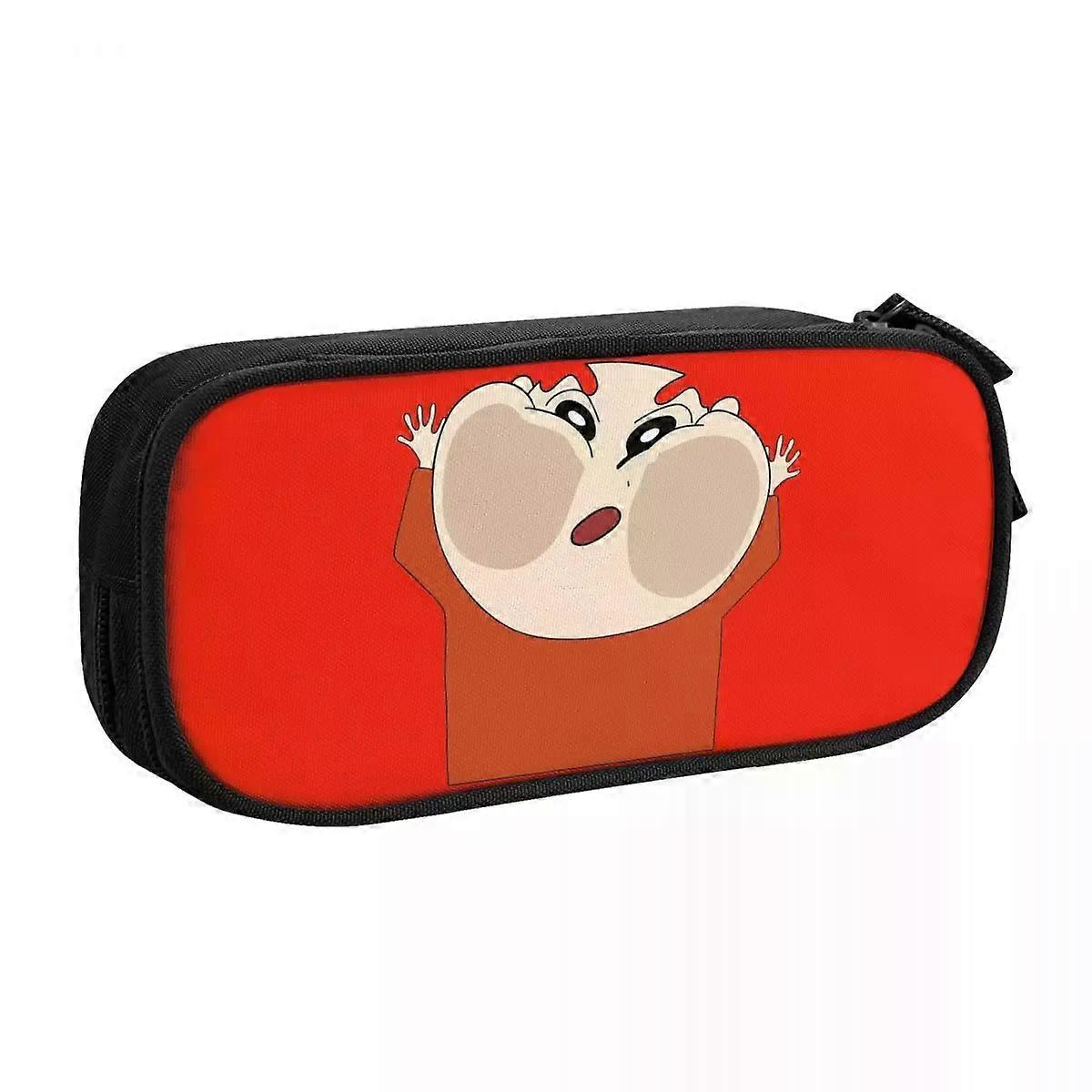 f171 Shinchan وجه قلم رصاص تلوين شين تشان قلم رصاص حامل القلم لحقائب أقلام رصاص الطلاب هدية مدرسية jbfq171