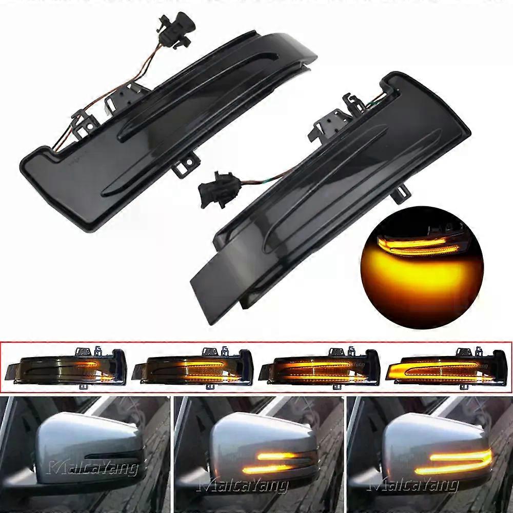 Dynamic LED Rearview Mirror Indicator Light For Mercedes Benz W176 W246 W212 W204 CLA C117 GLA GLK W221 CLS W218