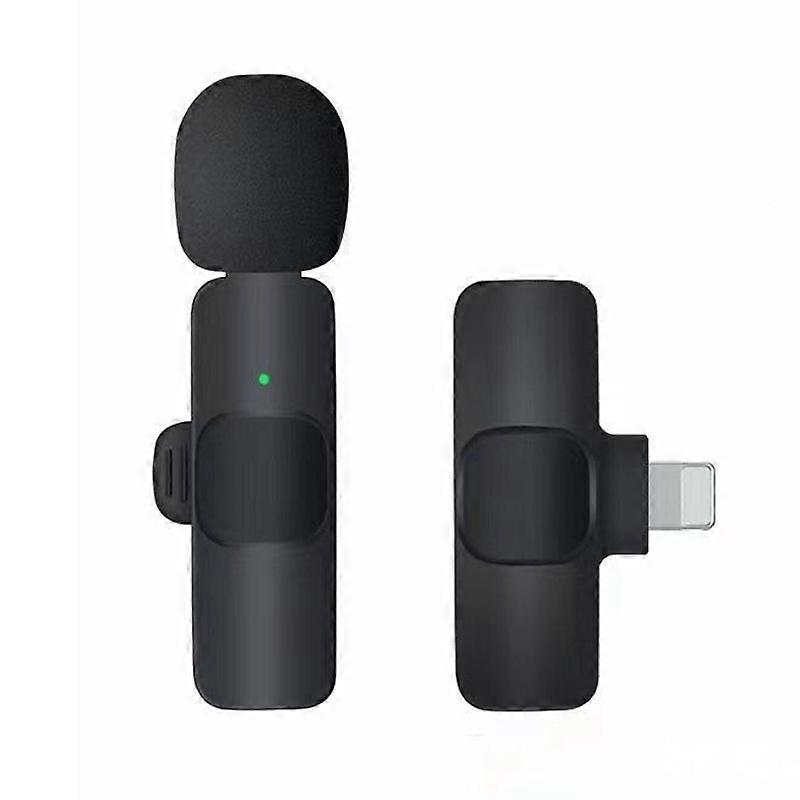 K9 Draadloze Clip-on Auto-Sync Noise Cancelling Live Mini-Microfoon met 8-pins ontvanger
