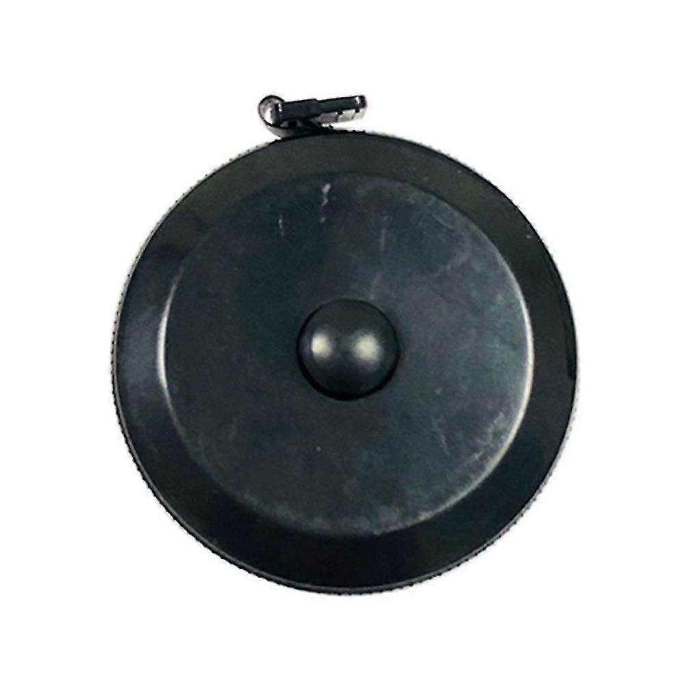 1.5m Black Retractable Cloth Tape Measure Measuring Tape For Body Measurements Round Shape Metric And Imperial