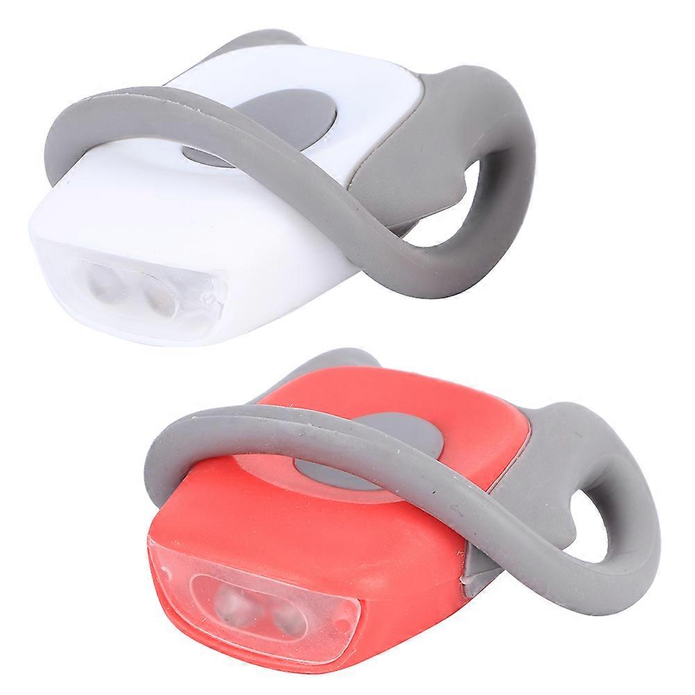 2PCS Mountain Bike Headlamp Waterproof Bicycle Front Light