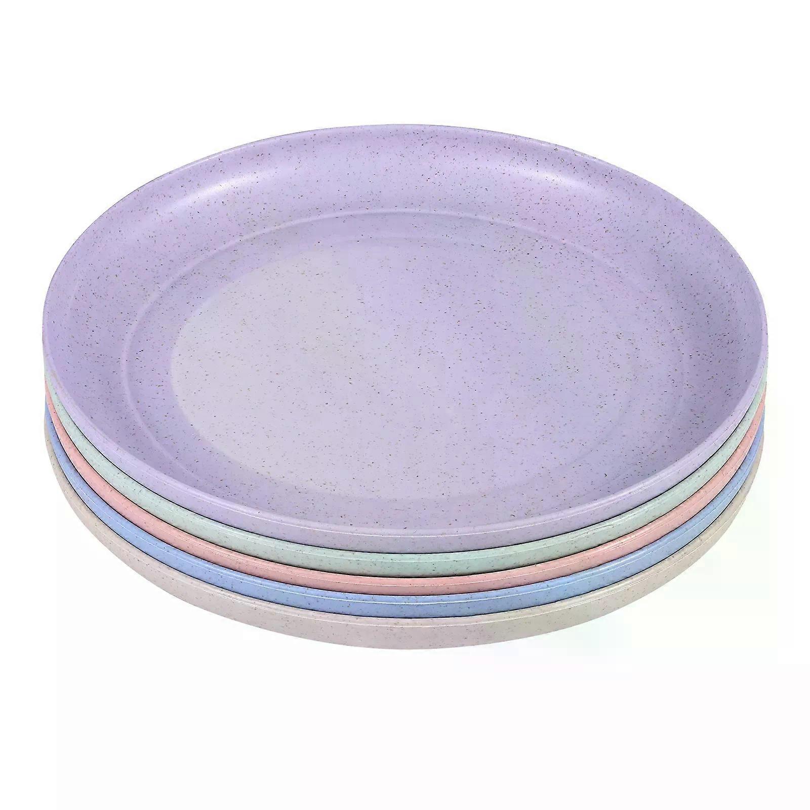 Eco-friendly Plates Dish Unbreakable Micro-wave Oven Dinner Travel Dinnerware Set