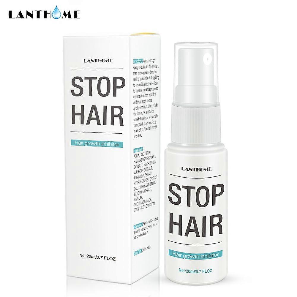 20ml יוניסקס מעכב צמיחת שיער יעיל ספריי להסרת שיער בית השחי רגליים שיער