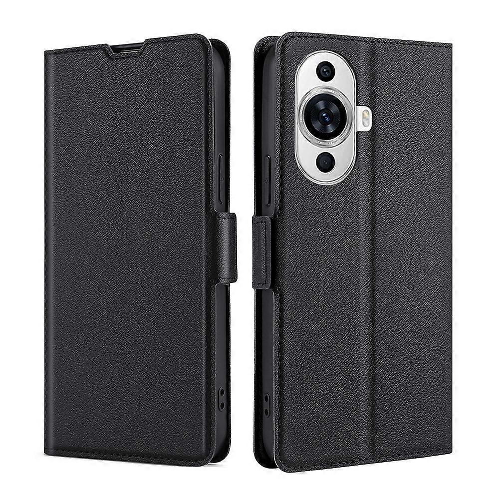 Ultra-thin Voltage Side Buckle Horizontal Flip Leather Phone Case