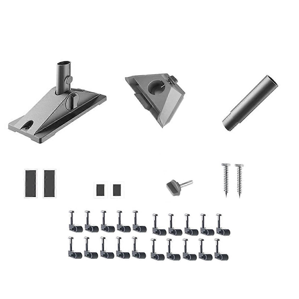 Til minimontering, til drejemontering med røradapter og mast, tagterrasse udvendig vægbeslag