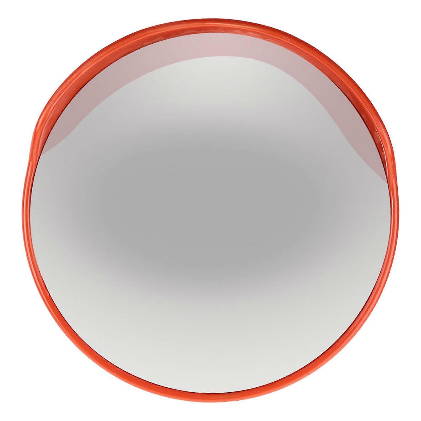 60cm Wide Angle Convex Traffic Mirror with Mounting Bracket and Screws for Road Safety and Lane Visibility