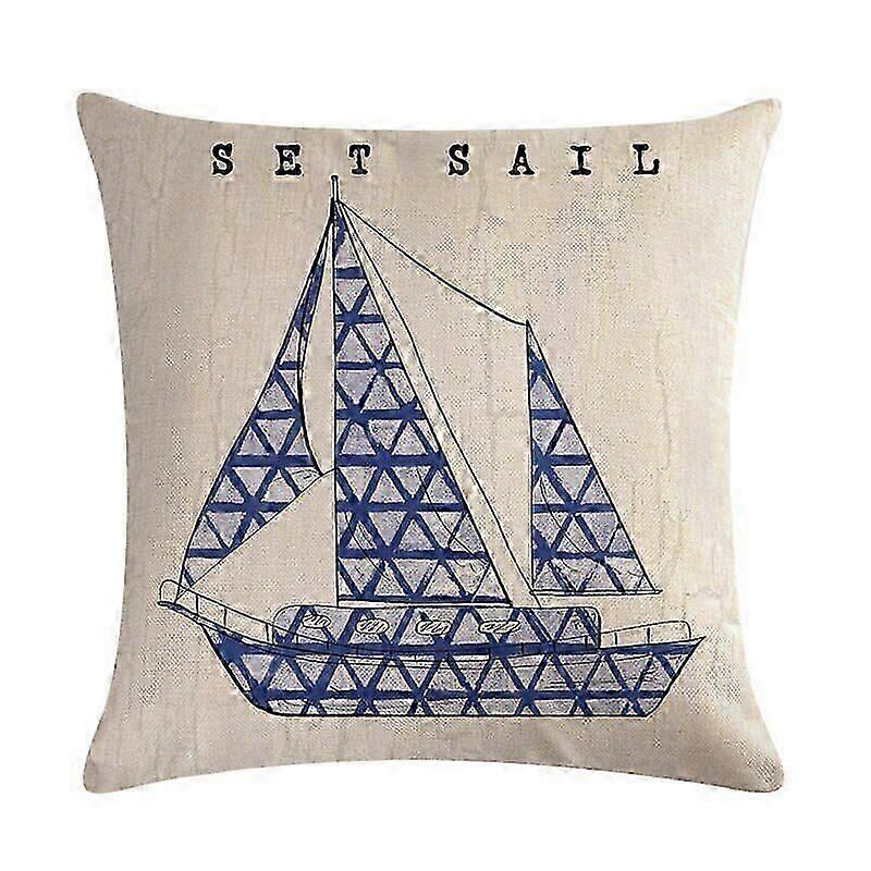 Ship anchor series HomerDecor Cushion Cover Throw Pillowcase Pillow Covers 4545cm