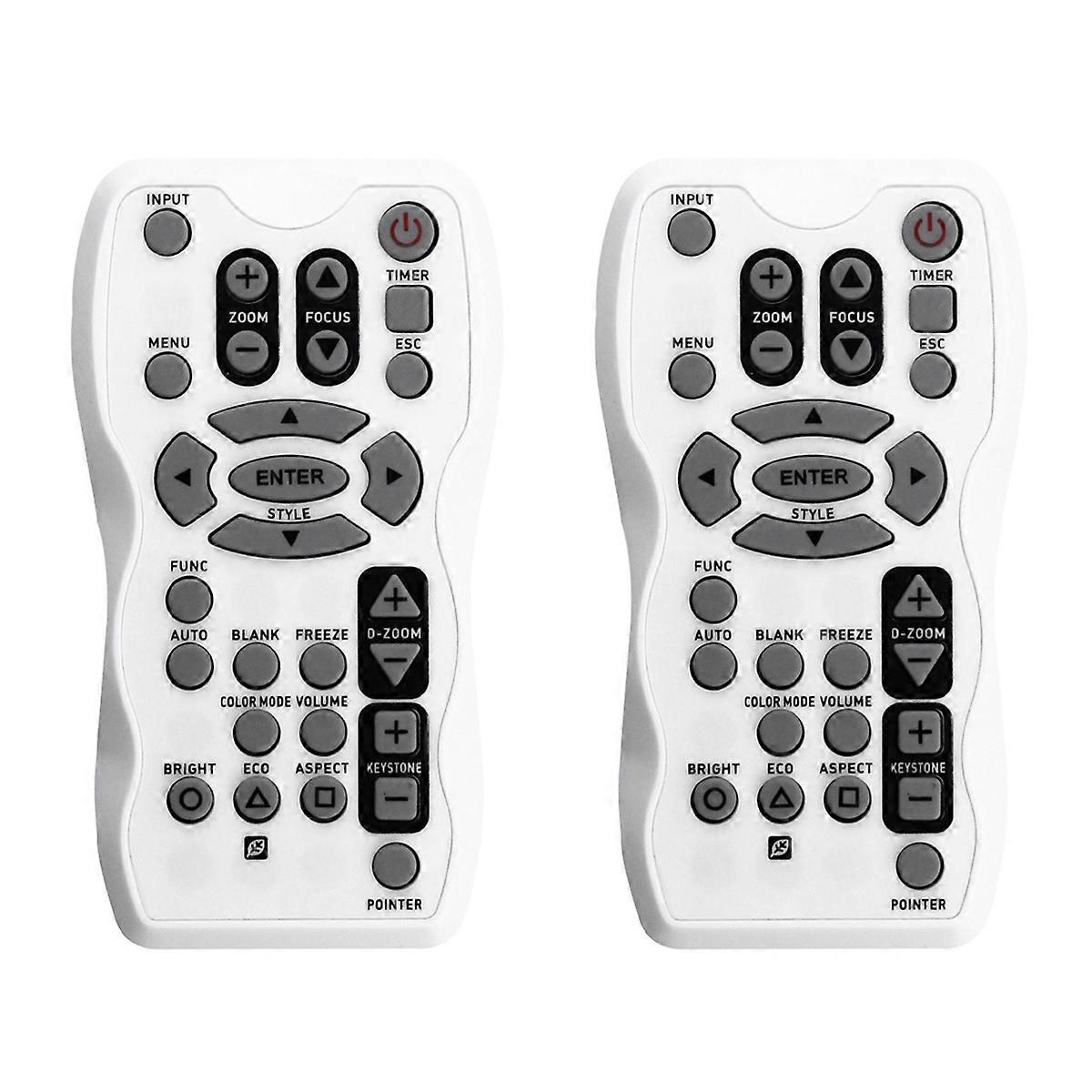 2X Replace YT-110 Projector Remote Control for XJ-A141, XJ-A146, XJ-A241, XJ-A246, XJ-A251, XJ-A256