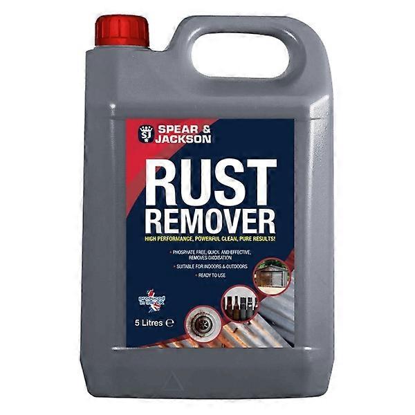 Rust Remover 5 Litre Advanced Acidic Formula Remove Oxidation Spear & Jackson