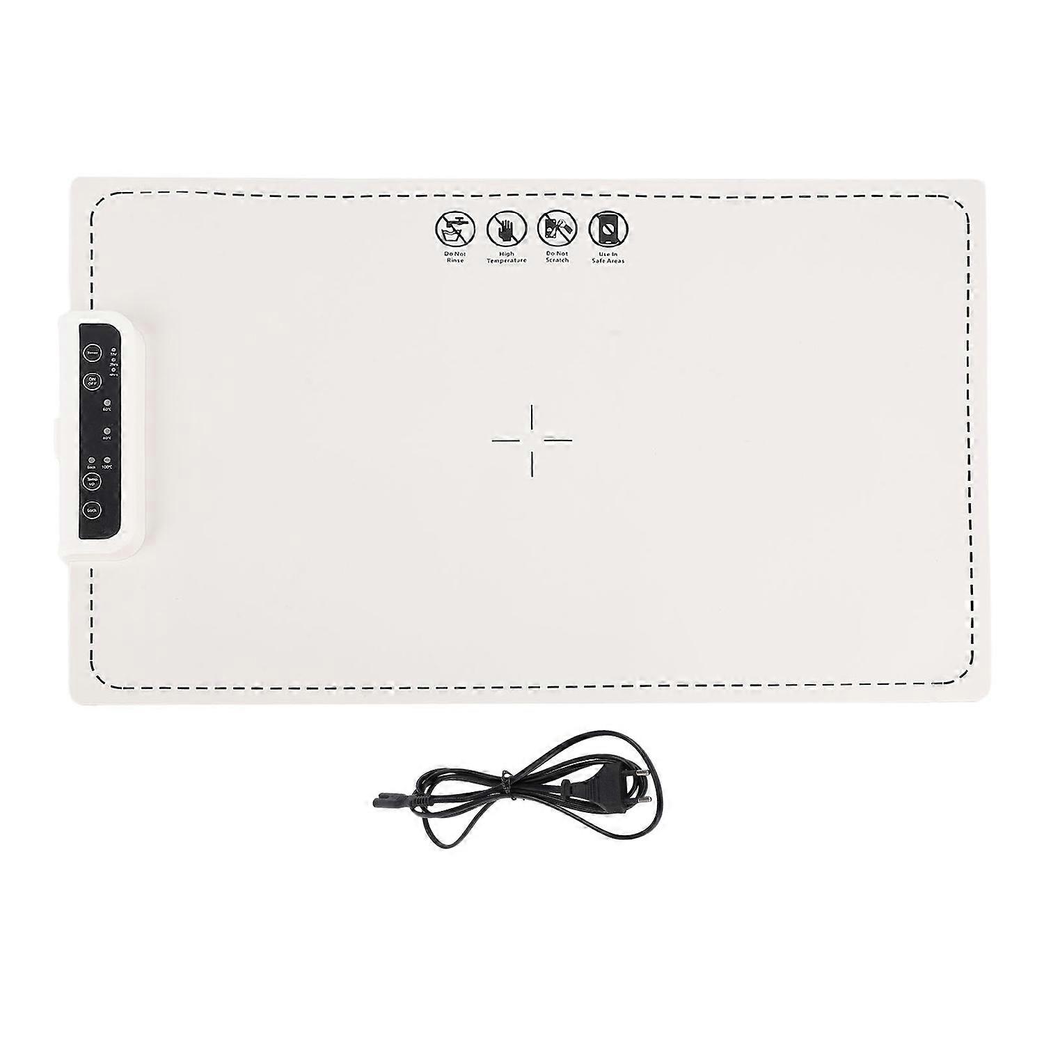 Food Warming Mat 260W Foldable Electric Warming Tray 3 Level Temperature Silicone Full Surface Food