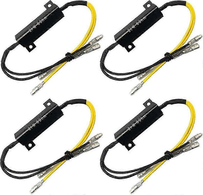 4 buc 21W 6 Ohm Rezistență de sarcină LED Rezistență de sarcină pentru SMD Mini indicatoare LED pentru frecvența intermitentă dreaptă