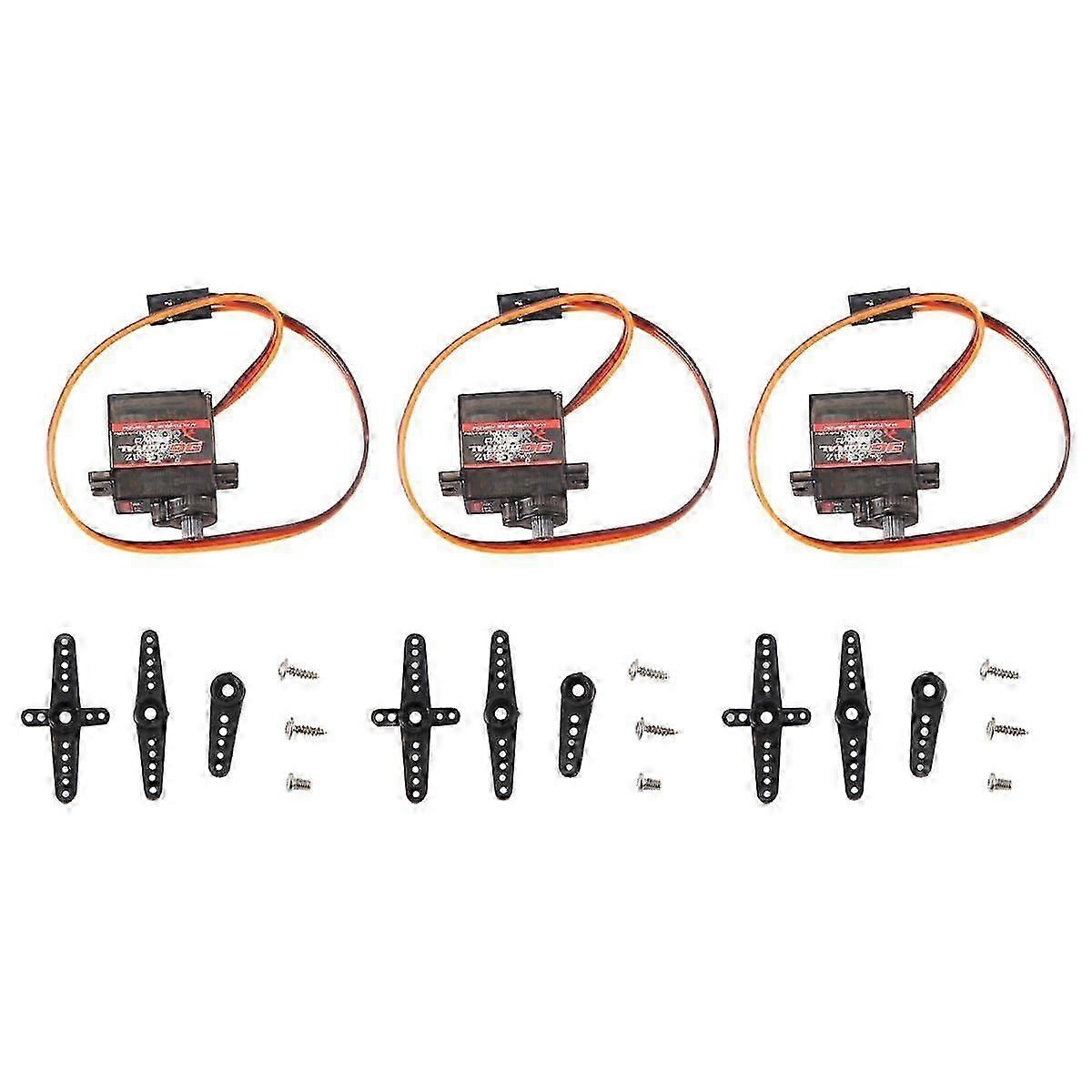 3 Teile/los 9G Digital Servo Motor High Speed Lenkung RC Servo Metal Gear Servo für 1/16 1/18 1/24 RC Auto boot Hubschrauber