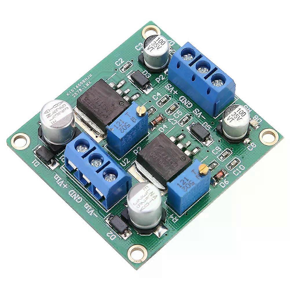 LM317/337 Positive and Negative Voltage Stabilizing Power Module Low Ripple Linear Adjustable Stabilizing Power Module