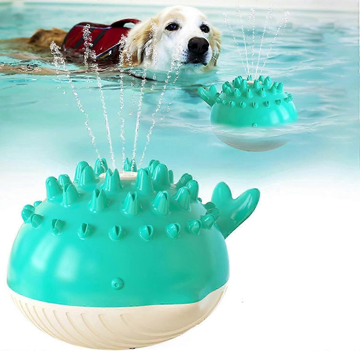 Dog Water Toy Summer Electric Water Spray Chew Toy Pool Toys Floating Toys for Interactive Fetch & P