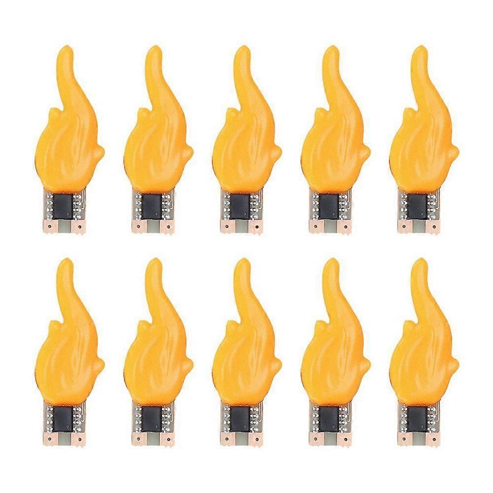LED Flash Candle Flame Light LED Decorative Light Accessorie 10Pcs