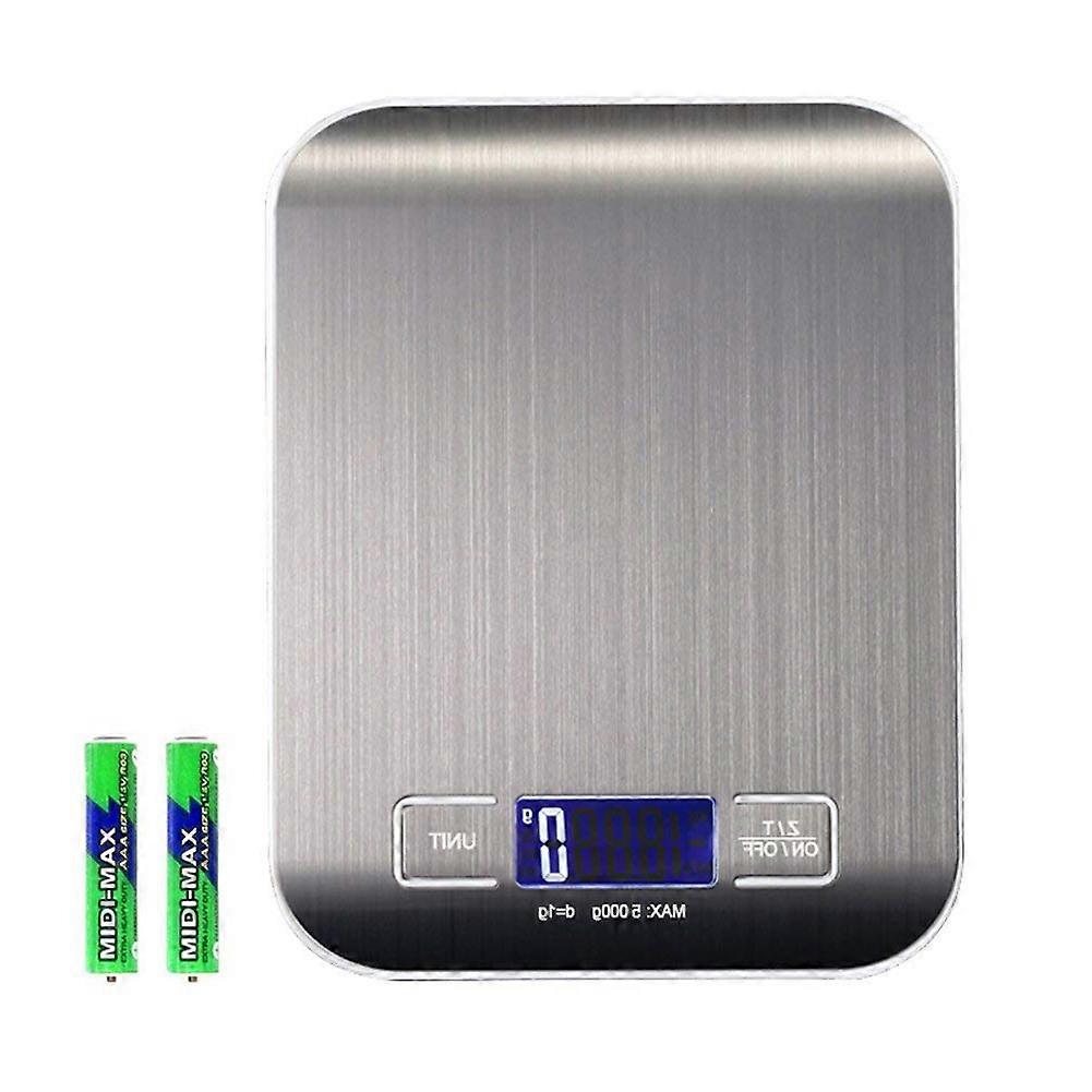 Stainless Steel Digital Kitchen Scale Multi-Function Backlit