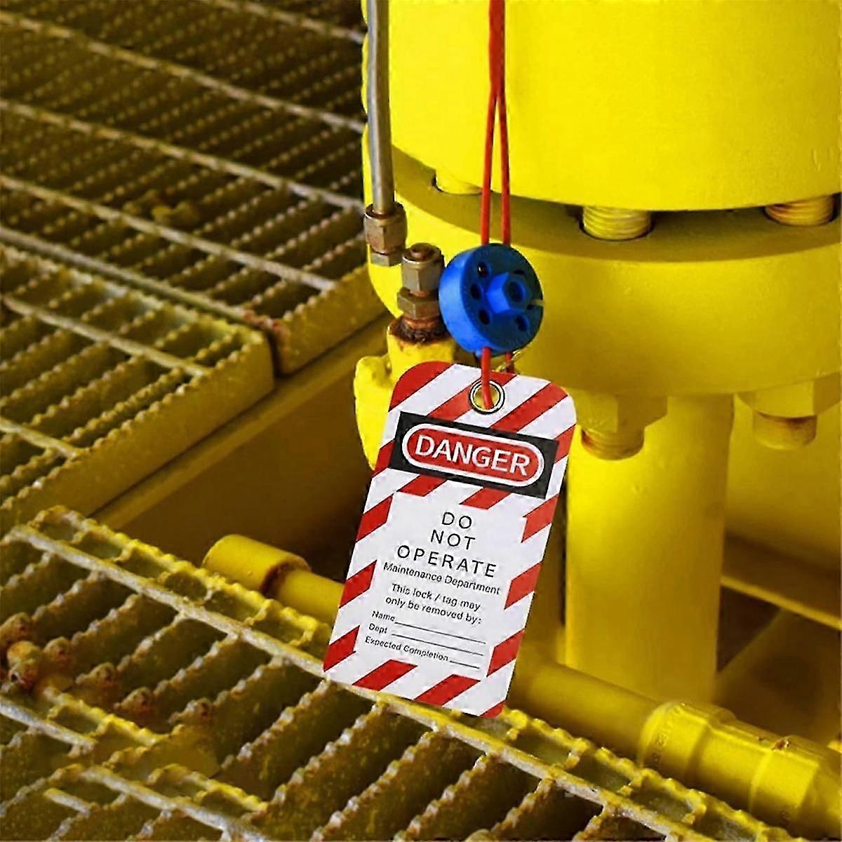 Lockout Tagout Tags 3x5.75 Inch with 40 Zip Ties, Danger Do Not Operate ...