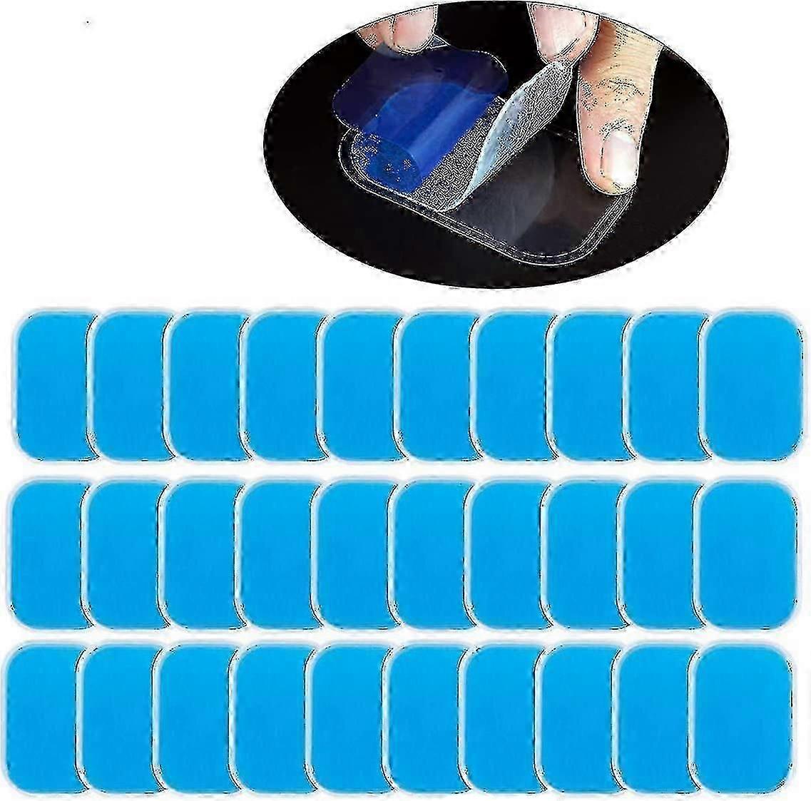 Πακέτο των 60 Ems Gel Pad, gels pad για ems εκπαιδευτή κοιλιακό εκπαιδευτή ηλεκτρική διέγερση μυών, Abs εκπαιδευτή αντικατάσταση gel φύλλο ανταλλακτικό pad, E